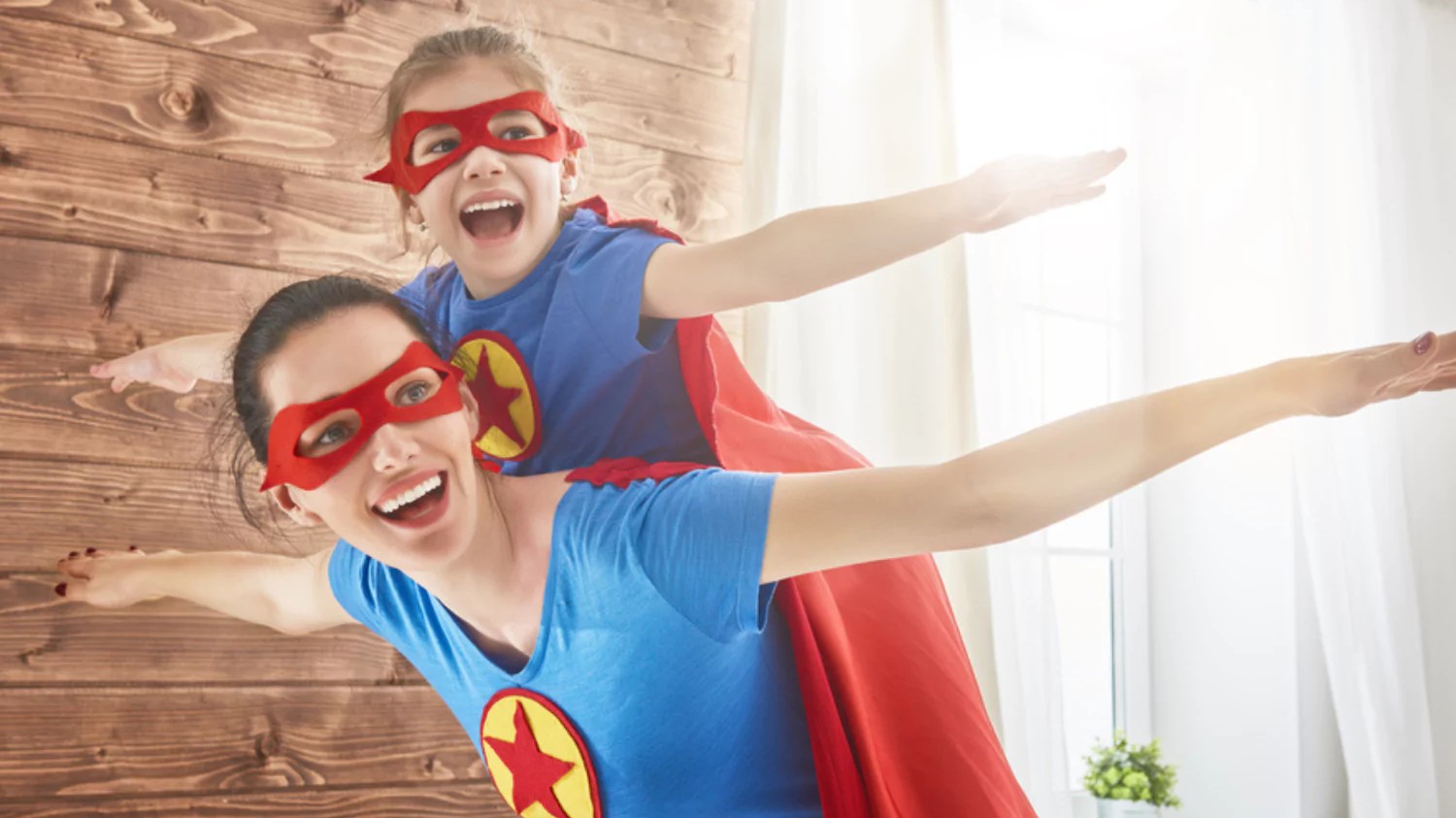 Empowered superhero children representing the transformation into a Parenting Ninja